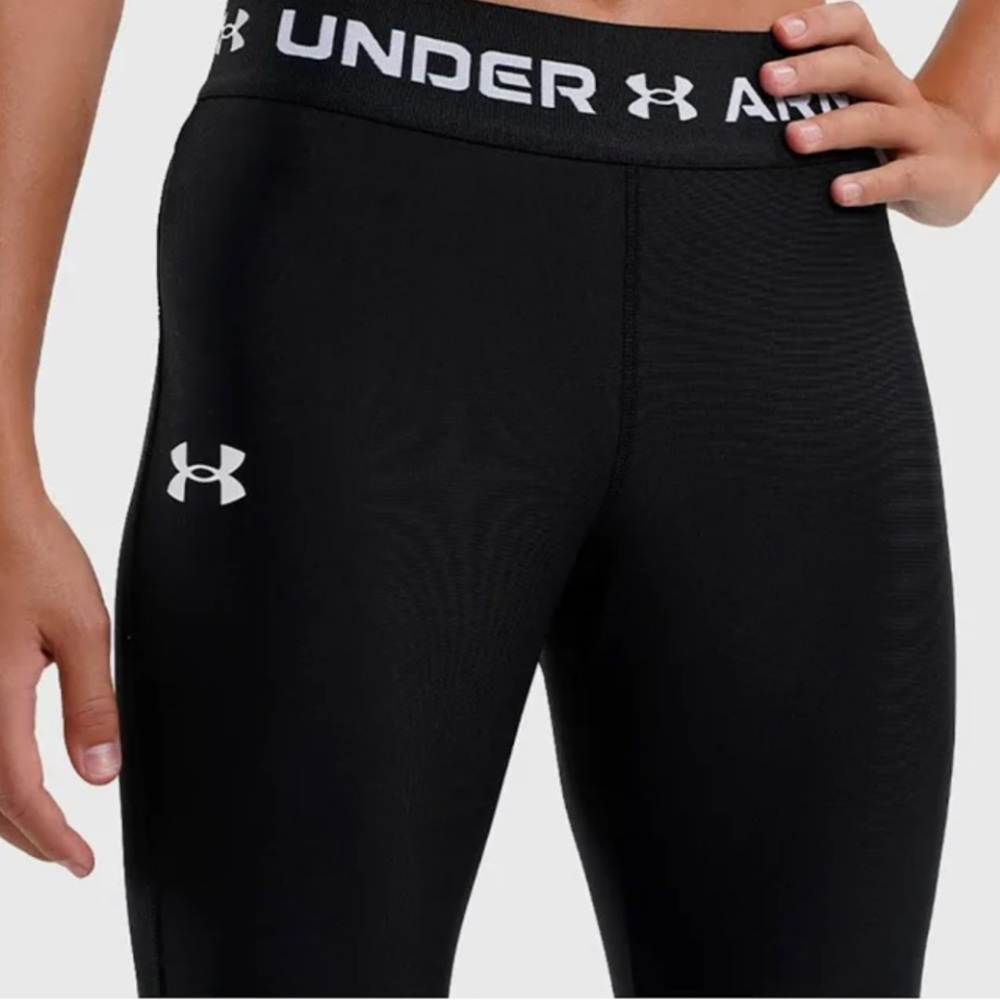 Under Armour Black HeatGear Kids Leggings